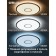 Lamp Citilux "Starlight" CL703A61G, 51.5x51.5x7.5 cm, 1x65W, LED, Gray Color.