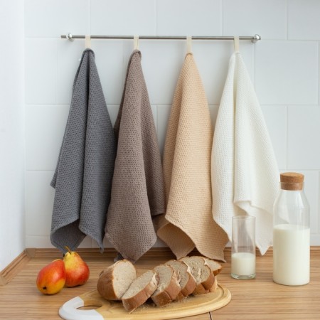 SL Home Linen towel, beige color 38x65cm, flax 29%, HL 71%, 215 g/m2-2
