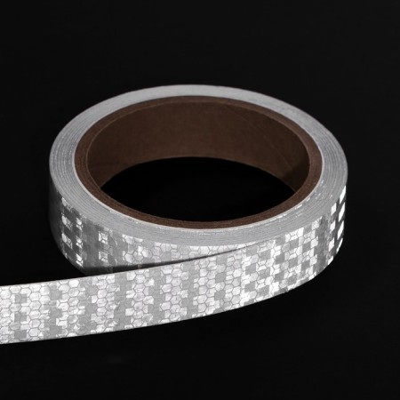Reflective tape, self -adhesive, white, 2 cm x 8 m