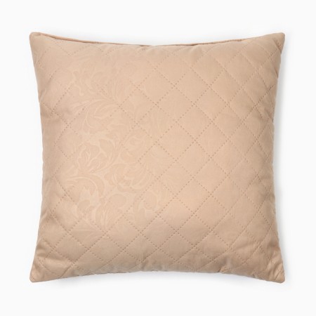 Pillow 40x40cm, beige, microfiber, PE 100%
