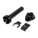 Plastic tundra support adjustable d = 26, h = 150-190 mm, with clip, black, set 4 pcs