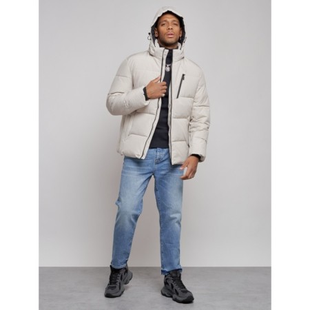 Winter jacket, size 56, light-beige color-4