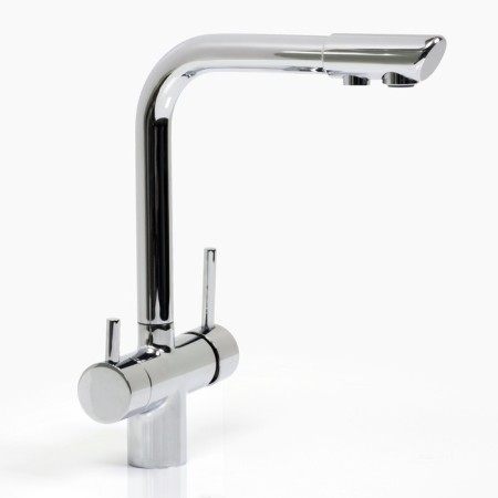 Kitchen mixer Wasserkraft A8317, double -leaf, with access to drinking, chrome-1