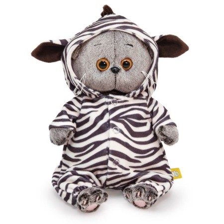 Soft toy "BABY BABY in the overalls" Zebra ", 20 cm