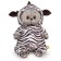 Soft toy "BABY BABY in the overalls" Zebra ", 20 cm