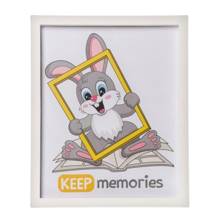 Photo frame plastic L-3 20x25 cm white (plastic screen)-4