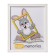 Photo frame plastic L-3 20x25 cm white (plastic screen)