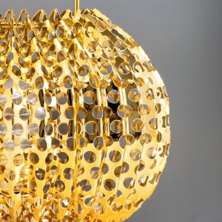 Night "Deci" LED from batteries 2haaa gold 19x19x17 cm Risalux-2