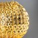 Night "Deci" LED from batteries 2haaa gold 19x19x17 cm Risalux