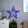 LED figure "Star" 60 cm, plastic, 220 V, glow white