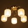Cell chandelier Betty 5x40W E14 chrome 54x54x29 cm