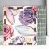 Broke-book "Roses, butterflies" 14x14 cm