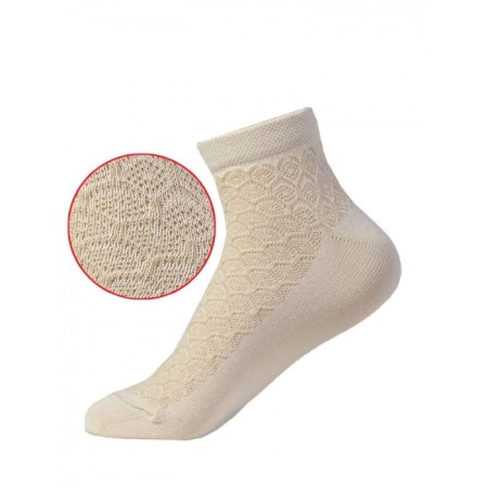 Women's socks, size 23-25, beige color