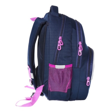 School backpack, 40 x 27 x 20 cm, Grizzly, ergonomic back, laptop department, blue-3
