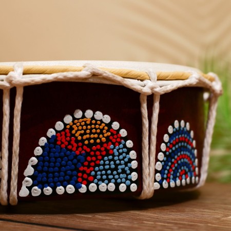 Souvenir musical instrument "Buben" 22x22x8 cm mix-1