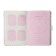 Gift Notebook, A6, 112 sheets, color block, with a curly knife, PVC cover, bunny, mix