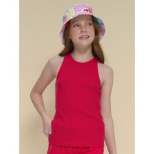 T -shirt for girls, height 116 cm, red color