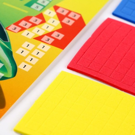 Set for children's creativity "Hot Wils" Application, soft mosaic, 17 × 23 cm-2