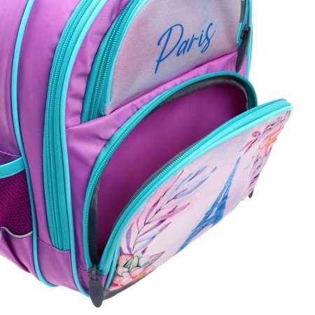School backpack, 36 x 23 x 13 cm, ergonomic back, calligrata p "Paris"-7