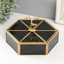 Book box with a metal frame 