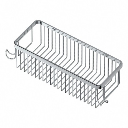 Shell sheet with hooks 30 cm chrome artwelle-2