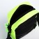 Young youth bag with zipper, 1 outer pocket, black/green color