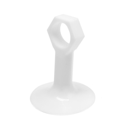 Lockland door limiter on the handle, d = 18 mm, h = 68 mm, white color-6