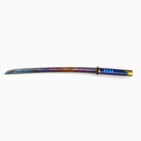 Souvenir wooden weapon "Katana pattern", length 65 cm-1