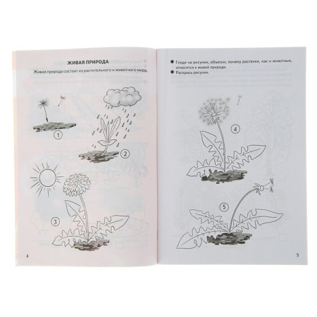 Workbook for children of 5-6 years old “We are getting acquainted with the outside world”, Bortnikova E.-1