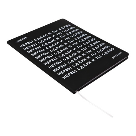 The universal diary for grade 1-11 "nerves passed and you will pass", integral cover, artificial leather, silkography, liesse, 80 g/m2-1