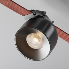 Lumber of the suspended Technical TR124B-12W3K-M-B, 12W, 10x10x10.7 cm, LED, 860LM, 3000K, black color black