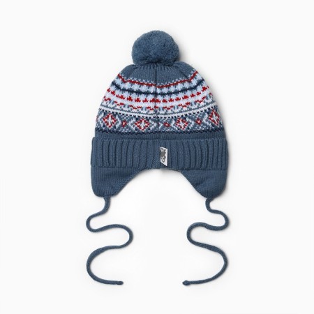 Children's hat, gray color, size 42-44-2
