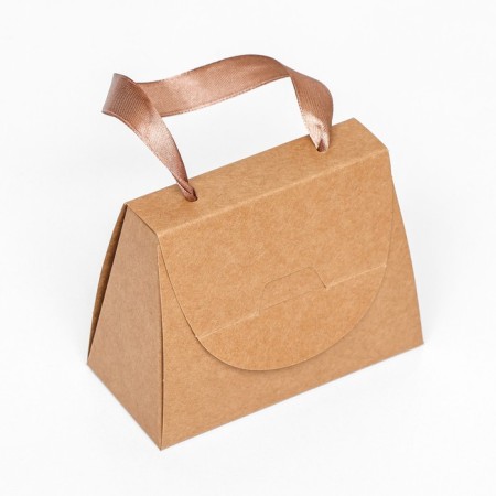 Folding box, with a pen, craft, 12 x 9 x 6 cm-1