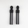 Automatic locking lock for lightning "Spiral", No. 5, 10 pcs, black color