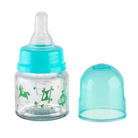 A bottle for feeding, classic throat, 40 ml., 0 months, glass, color mix-1