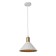 Lamp "Chekaka" E27 40W White-gold 24x24x17-117 cm