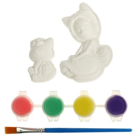 Set for Cottage Carriage "bas -relief for painting. Enchantimals ”, 2 pcs.-1