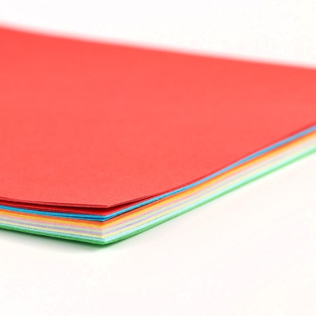 Colored paper for origami, 15x15 cm, 50 sheets, 10 colors, non -nominal, bilateral, in a package, 80 g/m², Smeshariki-6