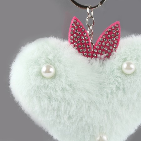 Trick "heart" with ears, 7 cm, blue color-2