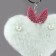Trick "heart" with ears, 7 cm, blue color