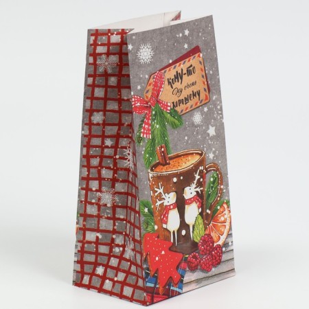 A package without handles “so well, very good”, 10 x 19.5 x 7 cm, new year-2