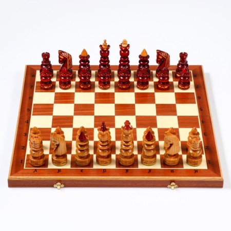 Chess Polish wooden large Madon "Byzantine", 58.5 x 58.5 cm, King H-14 cm-3