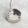 Candle rotating "carousel with stars", silver, metal