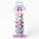 Hair elastic bands "Cute Unicorns" 6 pcs, 3.5 x 3.5 x 1 cm