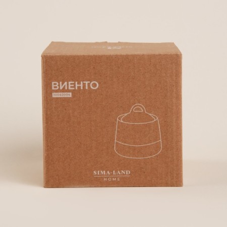 Ceramic sugar tower SL Home "Vento", 350 ml, 11 × 11 cm, beige color-6