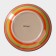 Plate ceramic deep shade "India", 600 ml, d = 20 cm, color orange color