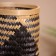 Basket with a covered lid, from bamboo 20x20x42 cm