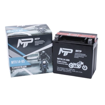 Battery MTP MTX14-BS, 12V, AGM, line, 200 A, 150 x 87 x 146 mm-1