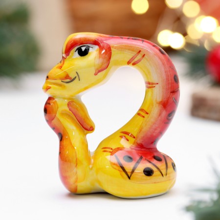 Souvenir "Snakers Red", 7 cm, porcelain
