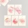 Cardboard Biro "Thank you." set 10 pcs (5 types) 4x6 cm